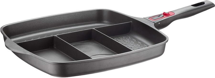 Pannenkoekenmaker 4 vakken Aluminium Inductiegeschikt
