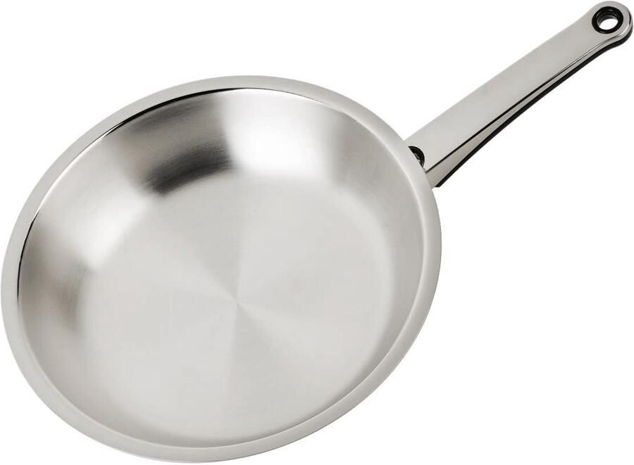Pannenkoekenpan 24 cm Roestvrij staal 18 10 Geschikt voor inductie