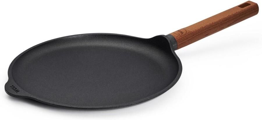 Pannenkoekenpan Ø 26 cm Antiaanbaklaag Houten steel