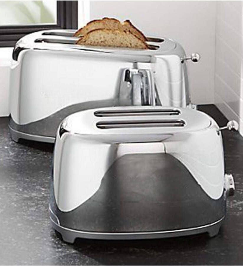 PEAM 4-Slice Toaster 50's Style RVS