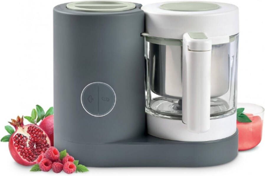 PEAM Babycook Neo 4-In-1 Babyvoedselbereider Gemaakt In Frankrijk Stoomkoker & Blender Glazen Kom & Roestvrijstalen Reservoir Gezonde Voeding Voor Baby s Snel & Zacht Stomen