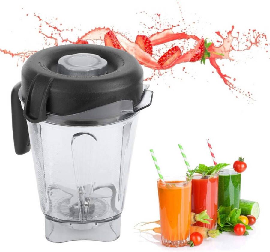 PEAM Blenderkan Vervanging Transparante Voedsel Blender Container Geschikt Voor Huishoudelijke Apparaten 64Oz Inhoud Duurzaam En Hoogwaardig Materiaal