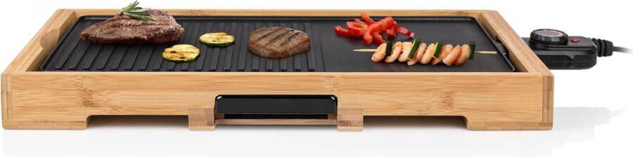 BOG BP 2641 Bakplaat Grillplaat 51 cm Voor 6 Personen Bamboe Design