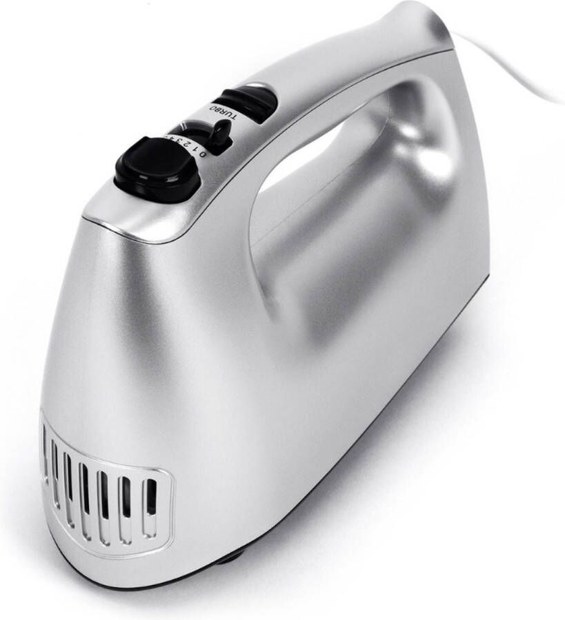 PEAM HM4 SR Elektrische Handmixer 400 W Elektrische Garde 5 Snelheden Inclusief Accessoirehouder Mixer Haak en Garde Ideaal Voor Taart Cake Crèmes Gebak