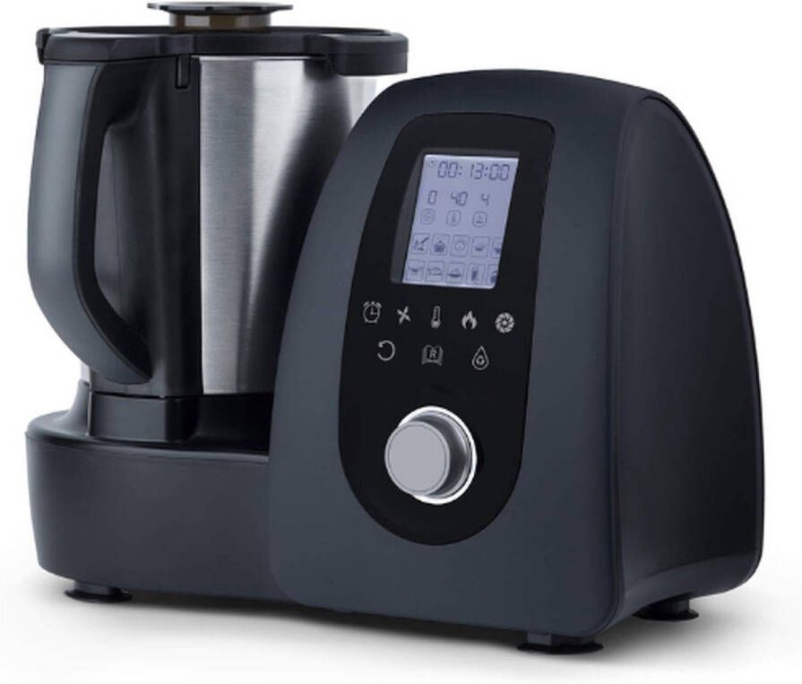 PEAM Intelligent Professional Multifunctionele Keukenmachine HK8 – 2L – 1000W – 30+ Kookfuncties – Turbo 10 Snelheden – Temperatuur van 37°C tot 120°C – Tot 4 Bereidingen Gelijktijdig – Zwart