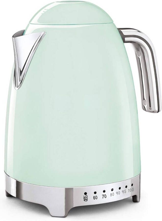 PEAM KLF04PGEU Elektrische Waterkoker met Temperatuurregeling 50 s Style 1.7L Pastel Groen