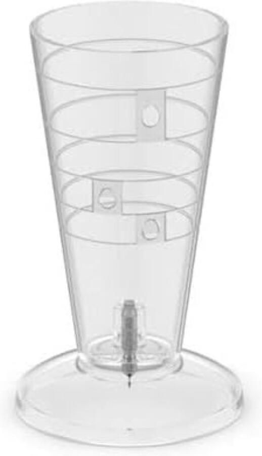 PEAM KEUKENminis 1 Ei Eierkoker 250 W Geschikt 1 ei Maat S tot XL Tritan Deksel Met Geïntegreerde Waterdispenser Automatisch Akoestisch Signaal Voor Einde kooktijd Hoogwaardig Cromargan RVS