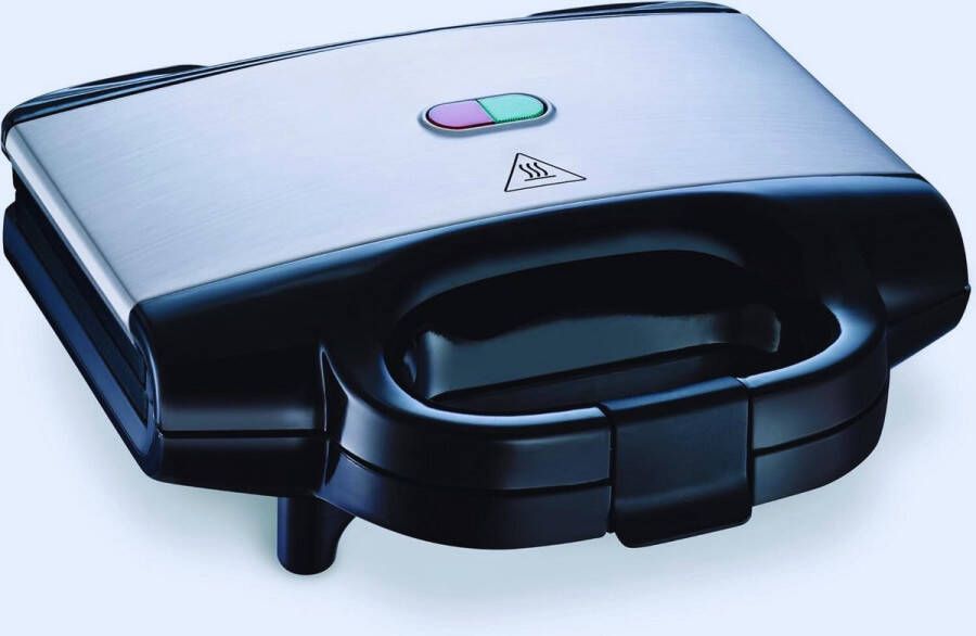 BOG Ultracompact Tosti-ijzer Met Anti-aanbaklaag En Schelpvorm – Makkelijk Schoon Te Maken Met Controlelampje En Vergrendelingsclip