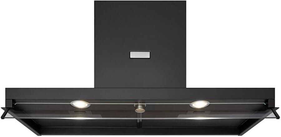 Pelgrim Afzuigkap Inbouw 90cm IBS930MAT Mat Zwart