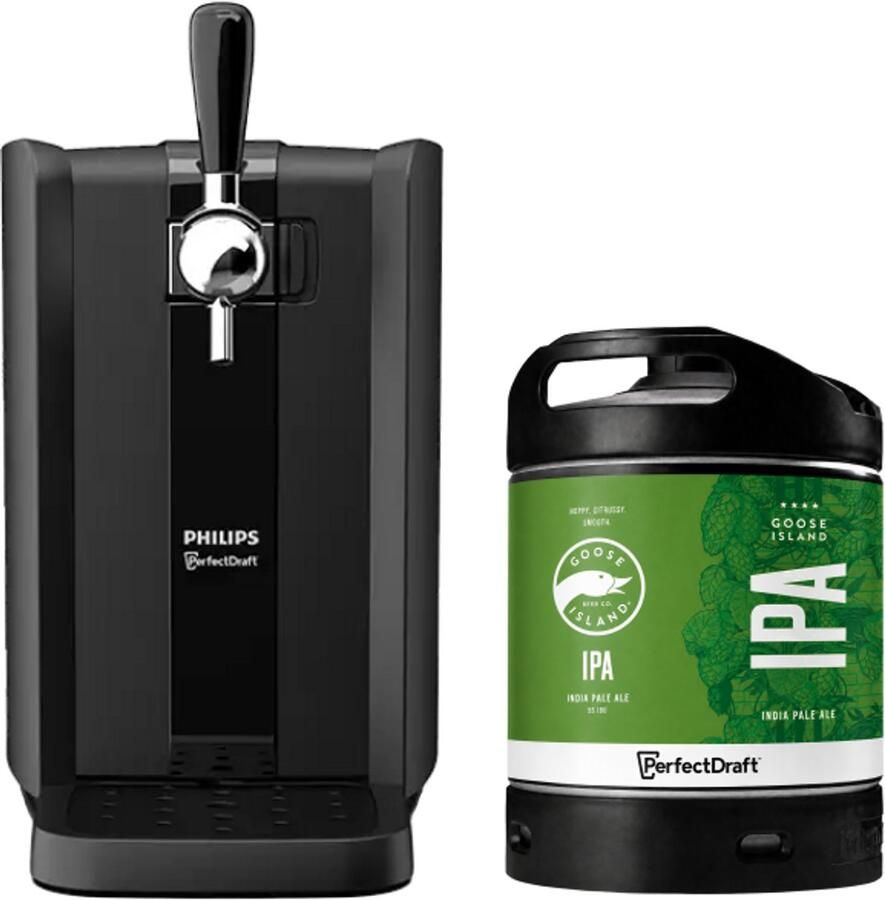 Perfectdraft Black – Thuistap met Goose Island IPA 6 L-fust