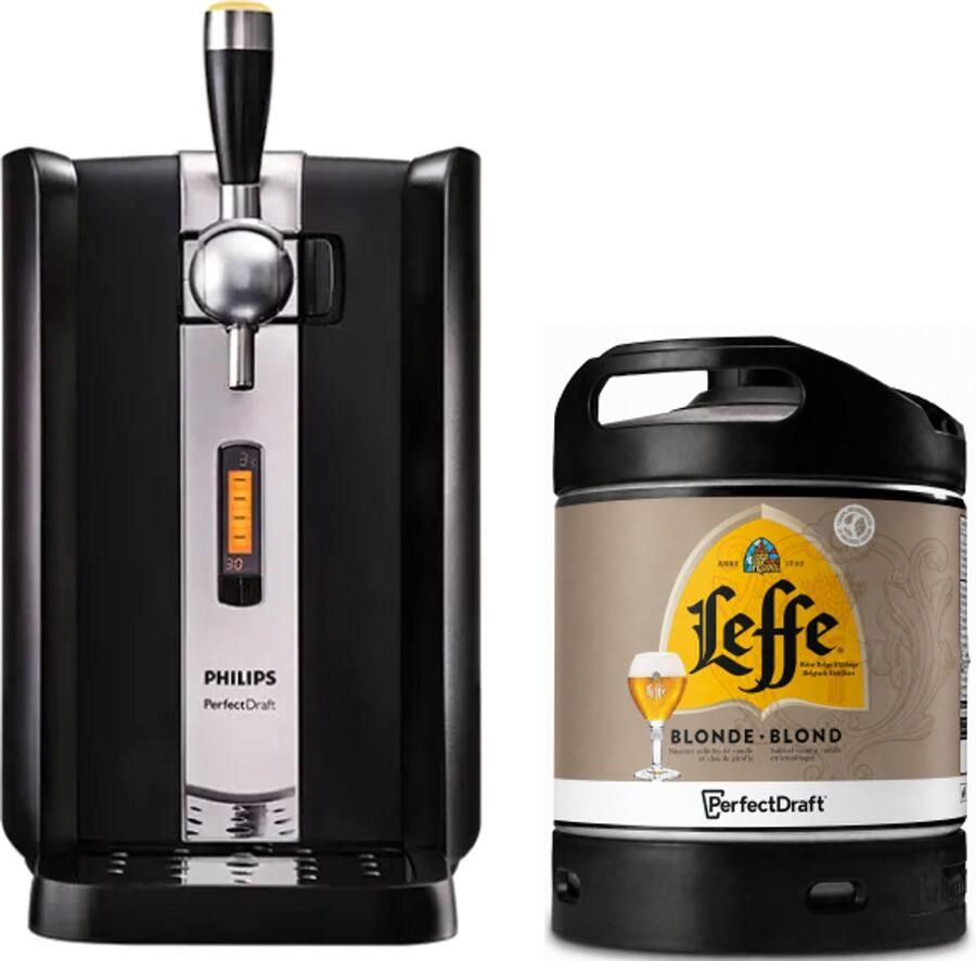 Perfectdraft Philips – Thuistap met Leffe Blonde 6 L-fust