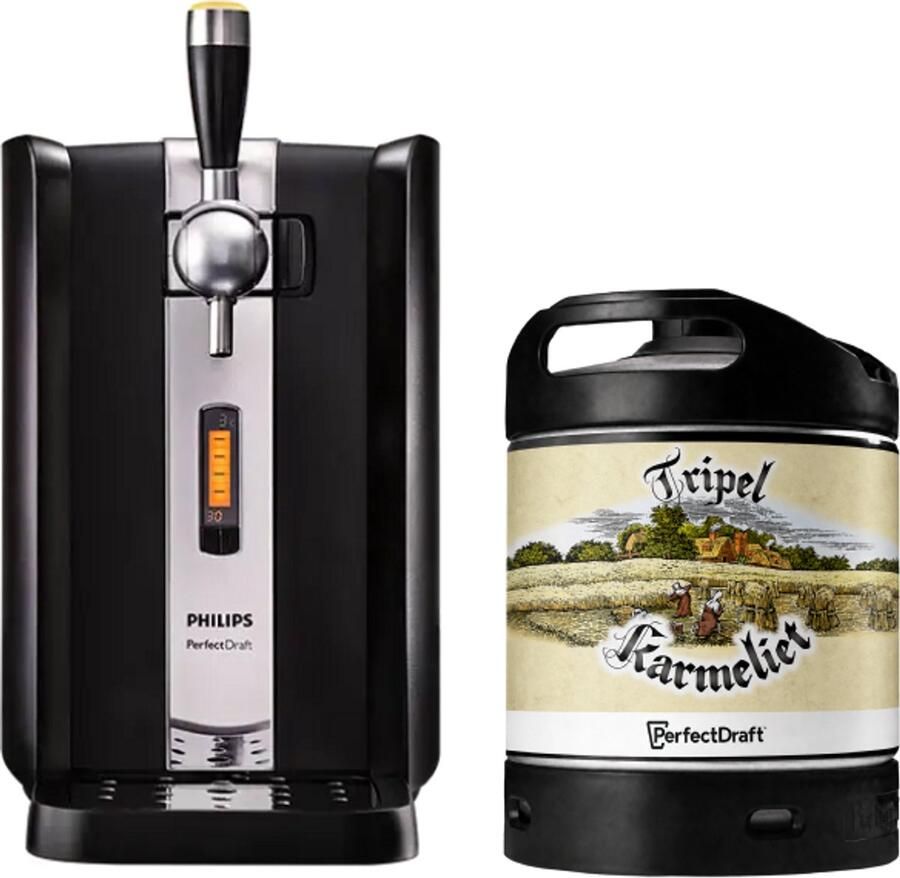 Perfectdraft Philips – Thuistap met Tripel Karmeliet 6 L-fust