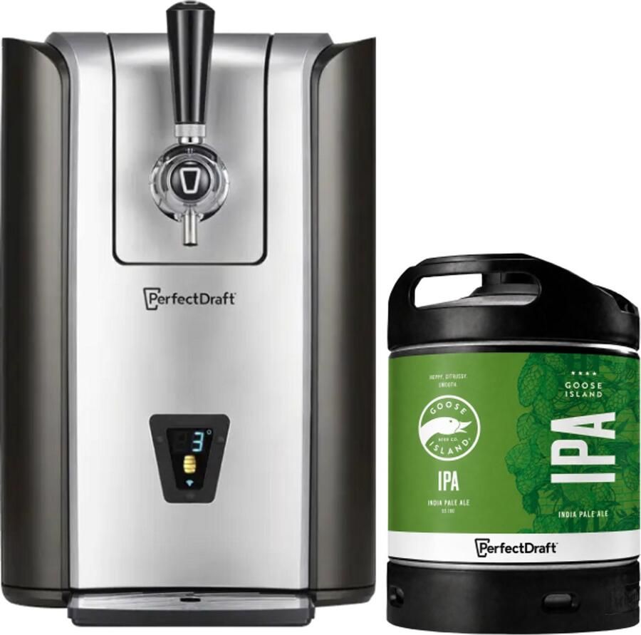 Perfectdraft Pro – Thuistap met Goose Island IPA 6 L-fust