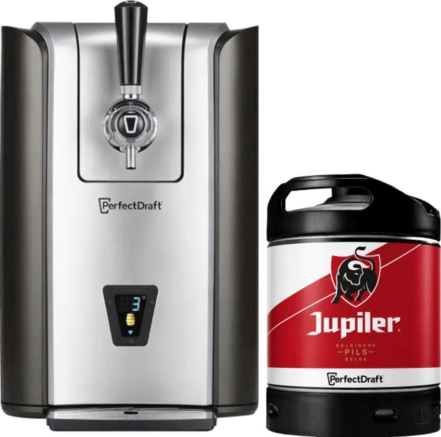 Perfectdraft Pro – Thuistap met Jupiler 6 L-fust