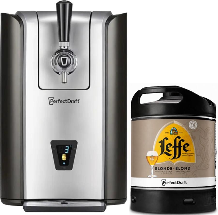 Perfectdraft Pro – Thuistap met Leffe Blonde 6 L-fust