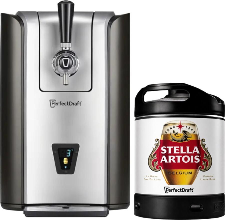 Perfectdraft Pro – Thuistap met Stella Artois 6 L-fust