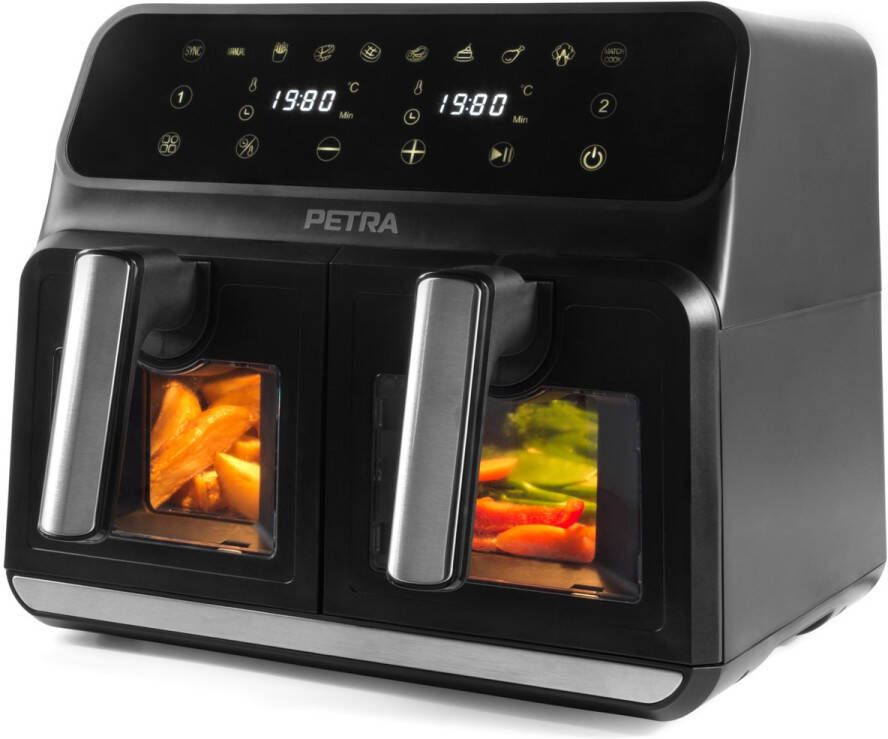 Petra Dual Airfryer 7.6L Raamlades 10 Functies 1700W