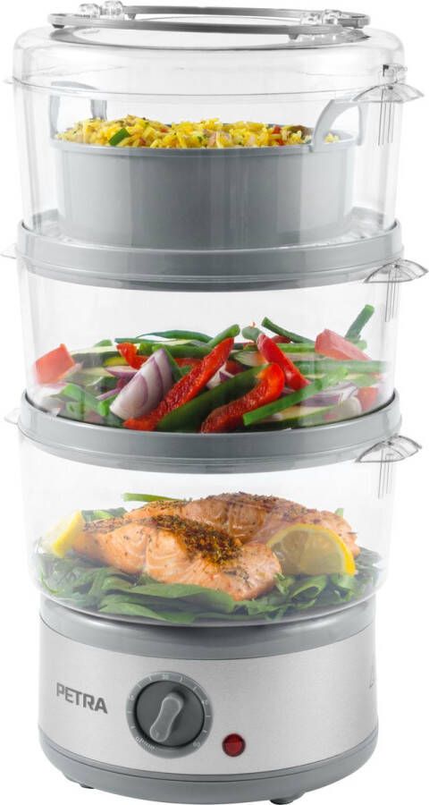 Petra Electric Food Steamer Multicooker BPA-vrije manden en kom inclusief 500 W