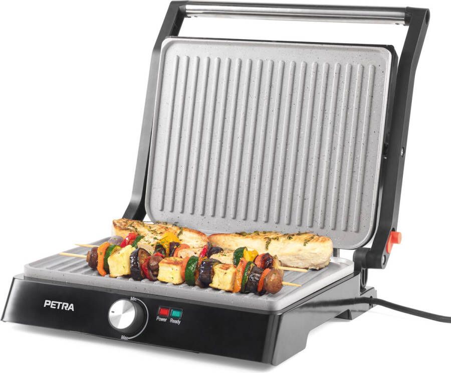 Petra contact gezondheidsgrill – paninimaker – tosti-ijzer – tosti-ijzer – antiaanbaklaag