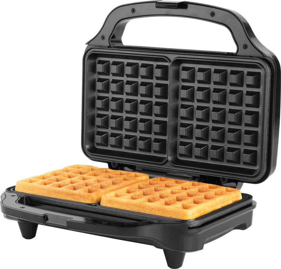 Petra groot wafelijzer – dubbele Belgische wafelmachine – antiaanbaklaag – 900 W - Foto 2