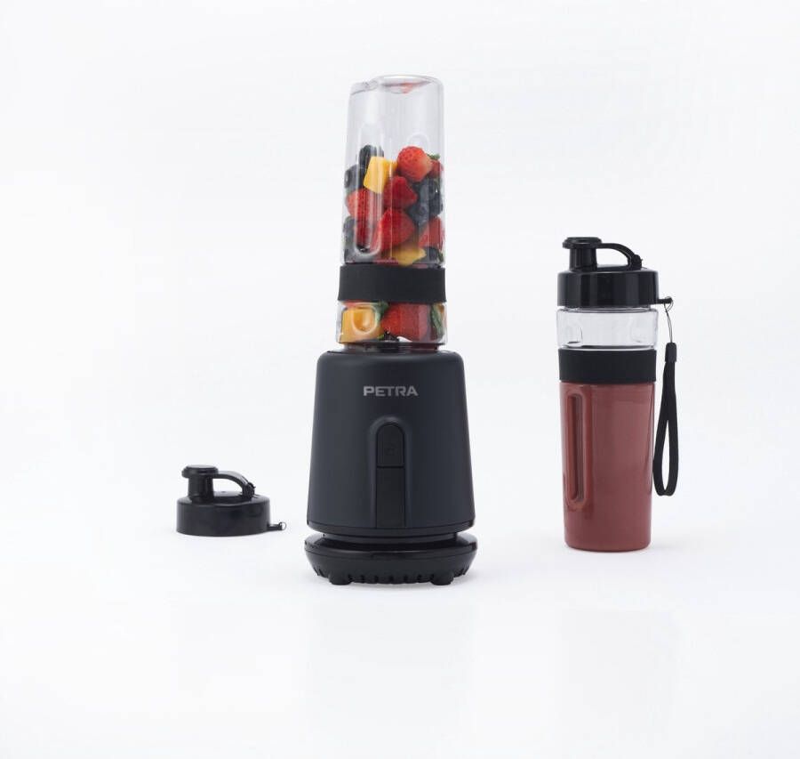 Petra Personal Blender – Compact – Elektrische Smoothie Maker – RVS Mes – 350W