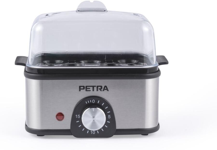 Beldray Petra Elektrische Eierkoker – 8 Eieren Capaciteit Eieren Kook & Pocheer Eieren Zachte Medium & Hardgekookte Eieren 15 Minuten Timer Inclusief Maatbeker Afneembaar Eierrek 2 Pocheerbakjes 500 W