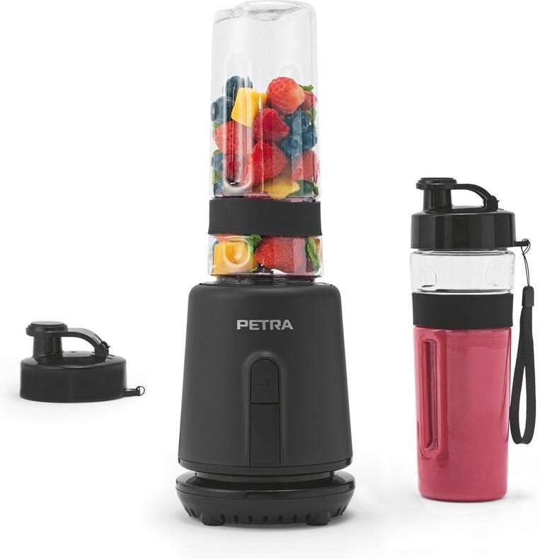 Petra Personal Blender – Compact – Elektrische Smoothie Maker – RVS Mes – 350W