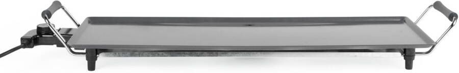 Beldray Petra Teppanyaki Grill – Keramische elektrische plancha 70 cm grillplaat met antiaanbaklaag PFAS-vrije keramische coating geen olie lekbak afneembare temperatuurregeling antislipvoetjes 1800W