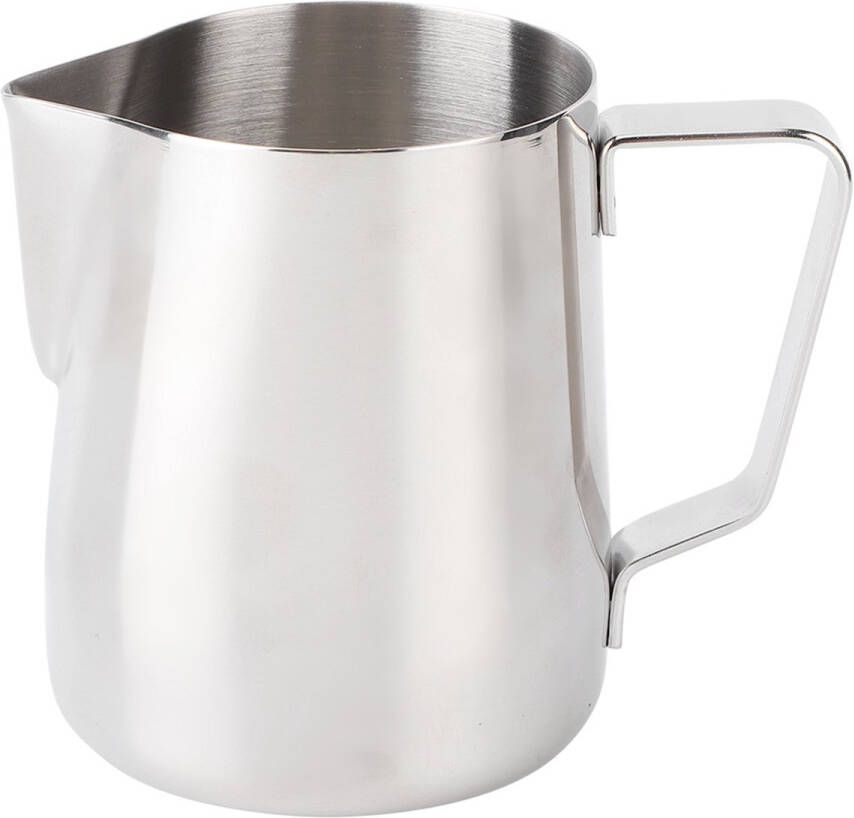 Peysaitr RVS Melkschuimkannetje Professionele Latte Art Kruik voor Espresso & Cappuccino (350ml 600ml) Zilver