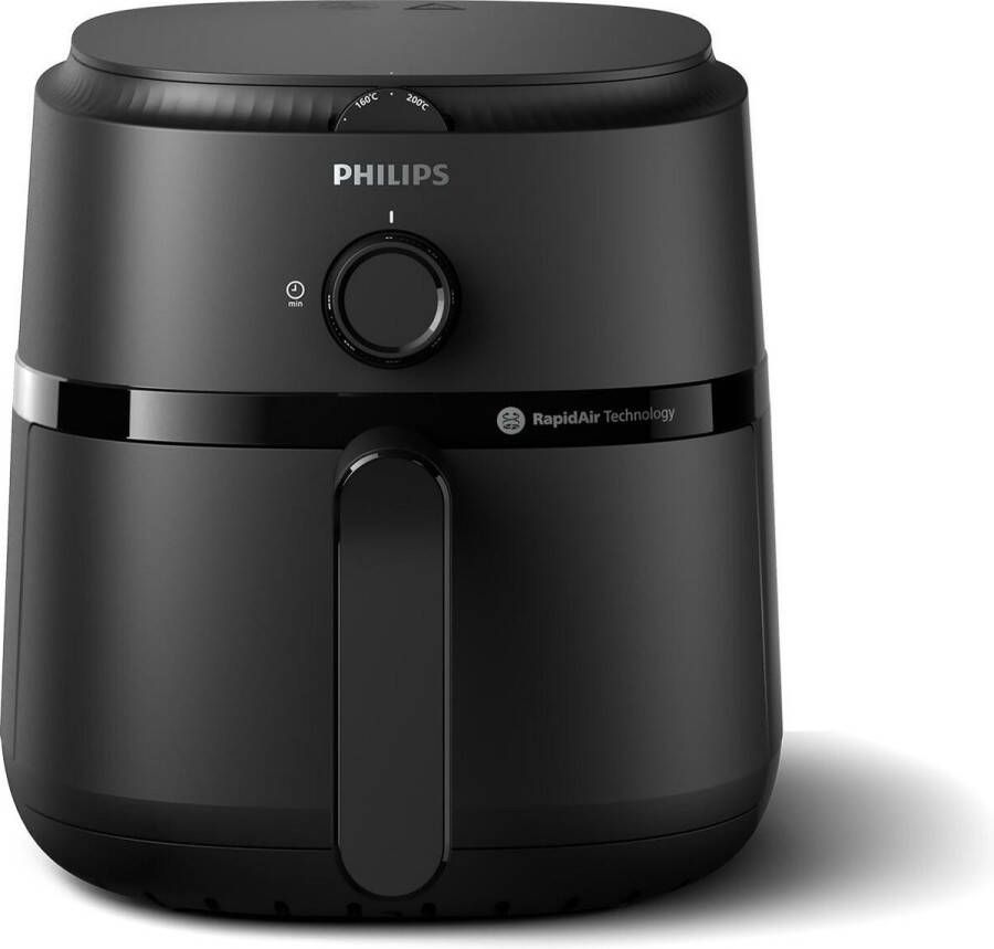 Philips 1000 Series Airfryer NA120 00 Draaiknopbediening 4.2L Tot 4 Personen Zwart - Foto 2