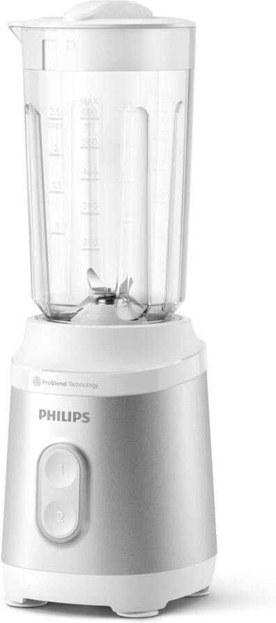 Philips 3000-serie Mini blender HR2510 90 0 6 L 350W Wit Zilver
