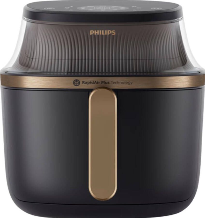 Philips 3000 Series Airfryer NA331 00 Kijkvenster RapidAir Plus 6.2L Tot 5 Personen Zwart