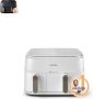Philips 3000 series NA353 10 friteuse Dubbel 9 l Vrijstaand 2750 W Heteluchtfriteuse Grijs - Thumbnail 1