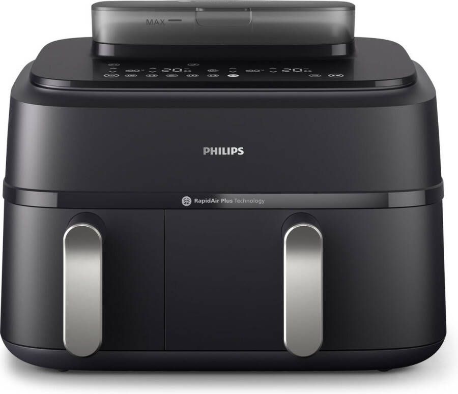 Philips 5000 Series Dual Basket Airfryer NA551 00 Stoomfunctie Dubbele Mand 9L Tot 6 Personen - Foto 2