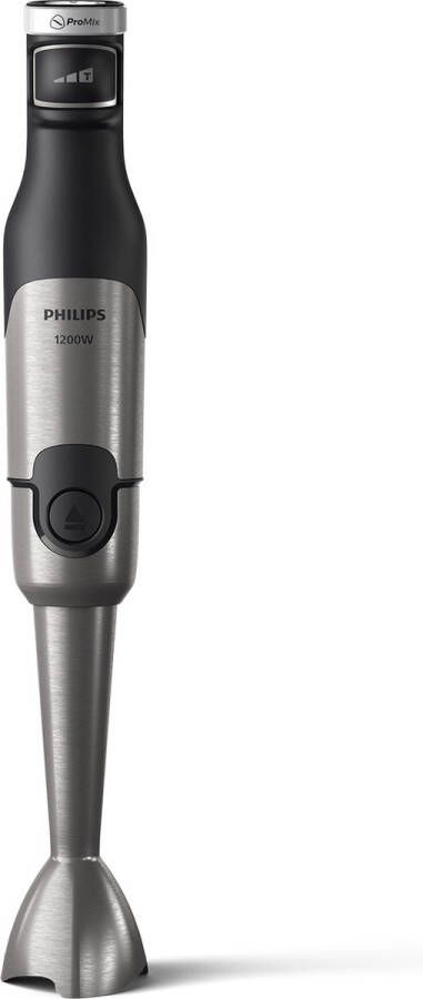 Philips Staafmixer HR2685 00 5000 Series met ProMix-technologie beker Garde foodprocessoropzetstuk en hakmolen roestvrij staal zwart