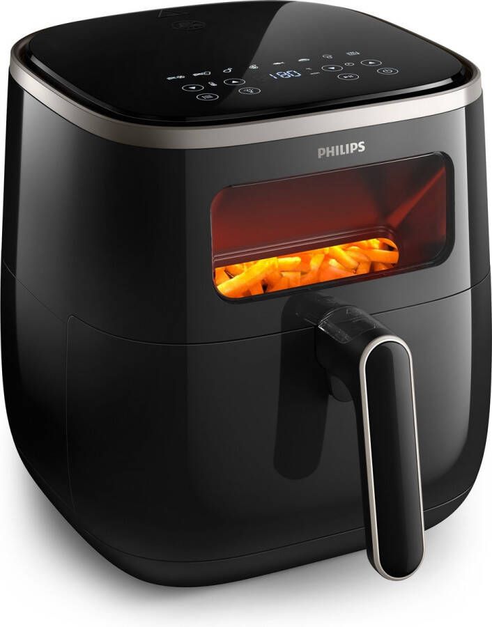 Philips Airfryer 3000 Series HD9257 88 6 2 liter (XL) – Heteluchtfriteuse – 13 in 1 kookfuncties Quickclean Met venster