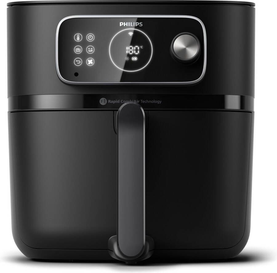 Philips Airfryer Combi Connected 7000 Series HD9875 90 8 3 liter (XXL) Heteluchtfriteuse RapidCombiAir Extra grote capaciteit