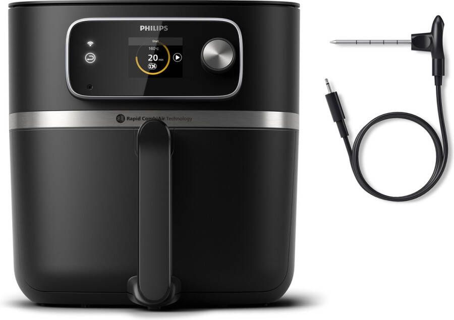 Philips 7000 Series Airfryer Combi XXL Connected HD9880 90 Rapid Combi Air 8.3L Tot 6 personen Met Voedselthermometer - Foto 12