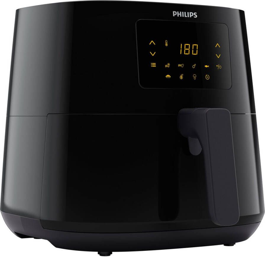 Philips Airfryer Essential 3000 Series HD9270 96 6 2 liter (XL) Heteluchtfriteuse Warmhoudfunctie 14 in 1 kookfuncties Met spiesjes & grillrooster