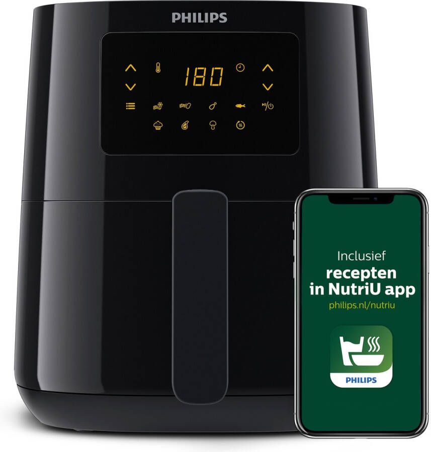 Philips Airfryer L HD9252 90 4 1 l met 7 instellingen en warmhoudfunctie digitaal display - Foto 5