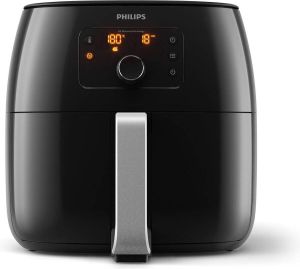 Philips Avance Collection HD9650 95 Frituurpan 1 4 kg Fat Removal Enkel Zwart Draaiknop
