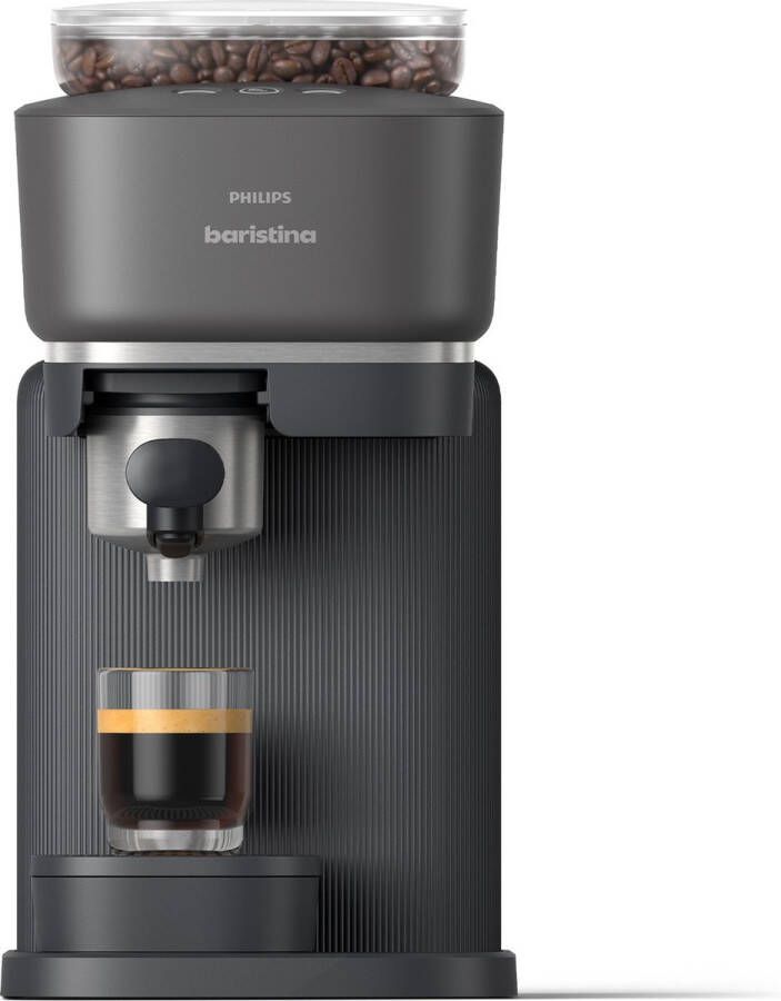 Philips Baristina BAR300 60 Espressomachine Koffiemachine Met Bonen Zwart