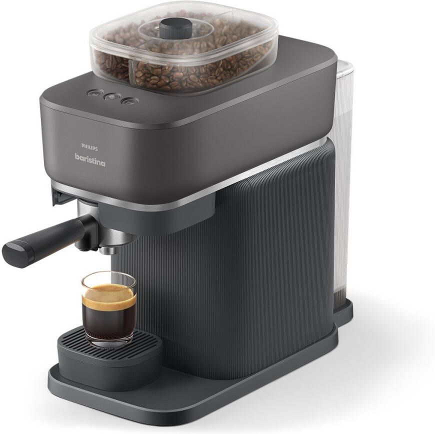 Philips Baristina met Bean swap BAR320 60 Espressomachine Pistonmachine Zwart