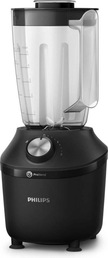 Philips blender 1 25l 600w zwart HR2191 01