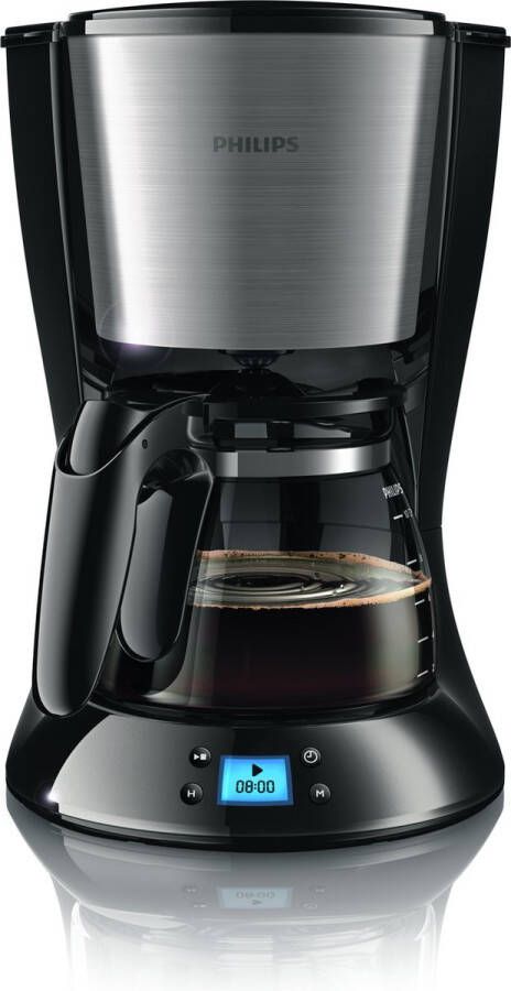 Philips Filterkoffiezetapparaat Daily Collection Hd7459 20 Zwart metaal