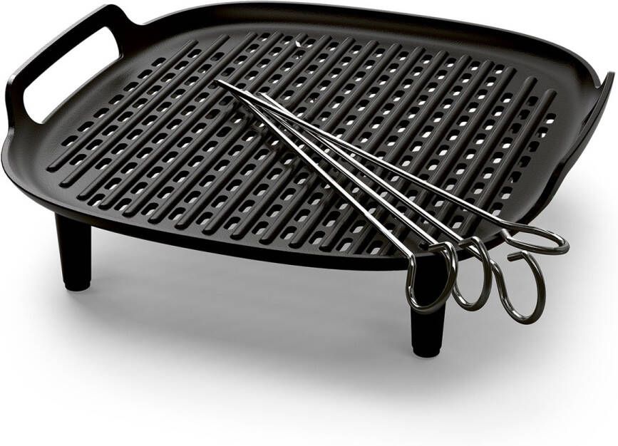 Philips Grillpan-inzet HD9926 00 voor Airfryer L (3.2-4.2L) & Dual Basket (set 5-delig)