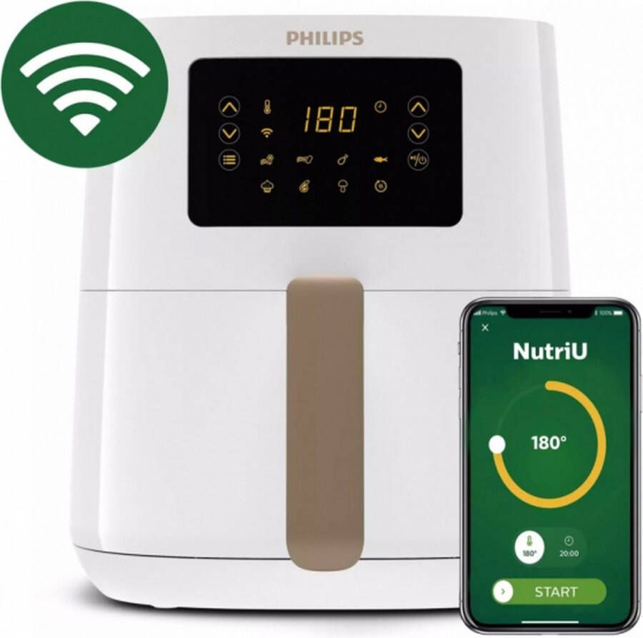 Philips HD9255 30 AirFryer Compact Spectre Connected 4.1 liter Wit - Foto 2