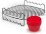 Philips Grillroosterinzet + Muffincups HD9904 01 Party-Kit geschikt voor airfryer hd921x hd922x hd962x hd964x hd974x - Thumbnail 1