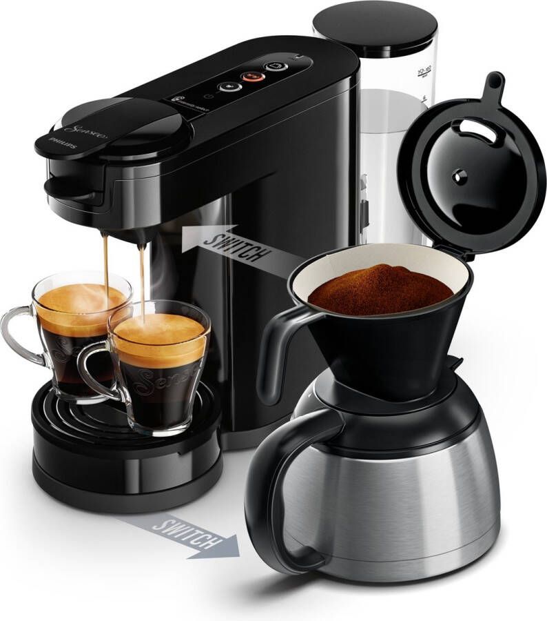 Senseo HD6592 65 koffiezetapparaat Half automatisch Combinatiekoffiemachine 1 l