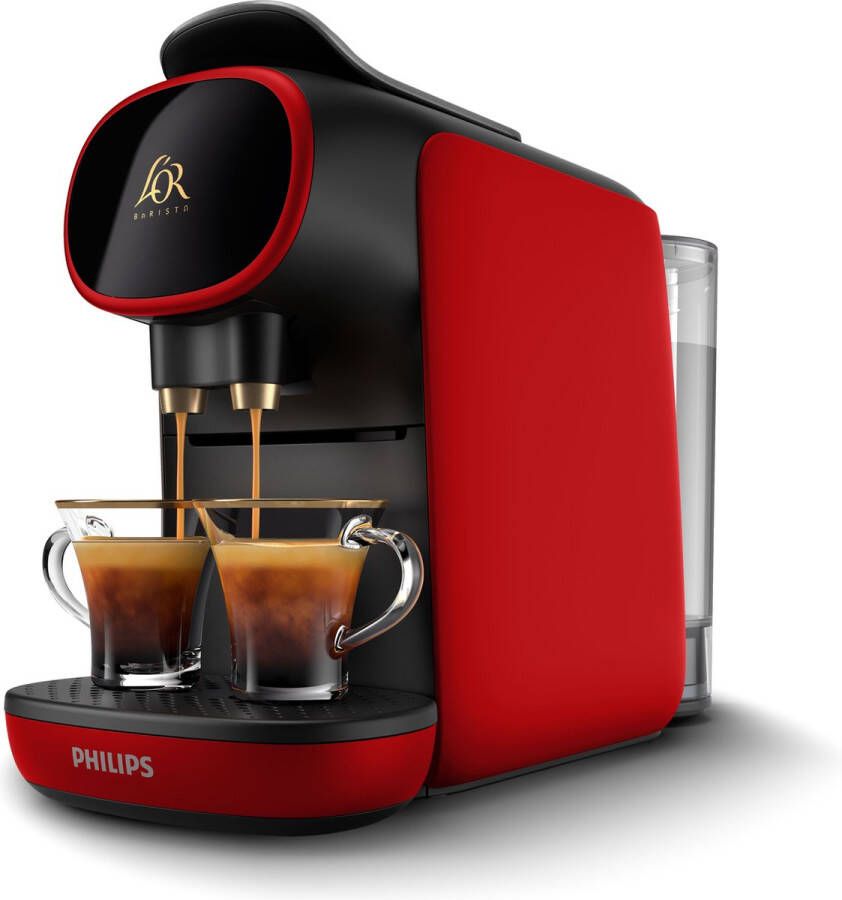 Philips L'Or Barista Sublime Limited Edition LM9012 51 Koffiecupmachine voor L'Or Espresso & Barista Koffiecups Rood & Zwart